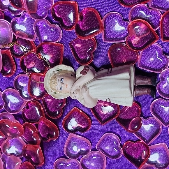 Cara 1988 Jan Hagara porcelain christmas vintage hanging ornament - Picture 1 of 5